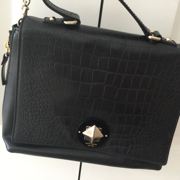 Kate Spade Crossbody Black Leather Bag - Picture 3 of 10